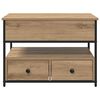vidaXL Coffee Table Artisan Oak 70 x 50 x 54.5 cm Engineered Wood