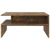vidaXL Coffee Table Smoked Oak 90x60x42,5 cm Engineered Wood
