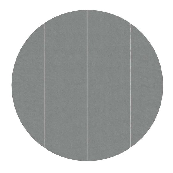 vidaXL Pool Ground Cloth Light Grey &Oslash;458 cm Polyester Geotextile