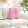 vidaXL Back Pillow Pink 45 x 24 x 50 cm Fabric