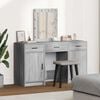 vidaXL Dressing Table with Door Grey 50 x 41 x 135 cm Engineered Wood