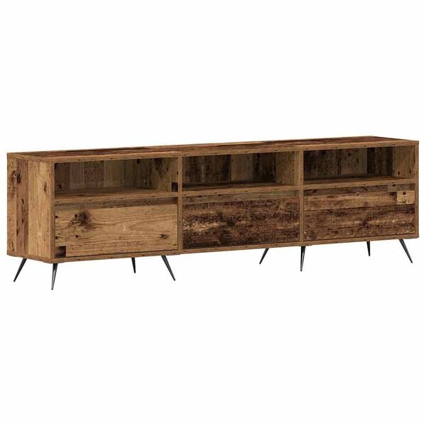vidaXL TV Cabinet Old wood 150 x 30 x 44.5 cm Engineered wood