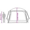 vidaXL Pool Tent with Removable Fly & Mesh Walls Grey 618x532 cm