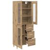 vidaXL Highboard Artisan Oak 69.5 x 34 x 180 cm Engineered Wood