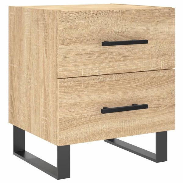 vidaXL Bedside Cabinet Sonoma Oak 40x35x47.5 cm Engineered Wood