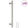 vidaXL Cabinet Handles 10 pcs Silver 160 mm Stainless Steel
