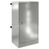 vidaXL Mailbox with Storage Black 30 x 20 x 55 cm Galvanised Steel