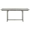 vidaXL Garden Dining Table (120-170)x80x75 cm Solid Acacia Wood