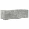 vidaXL TV Wall Cabinet 98 x 31 x 29.5 cm Concrete grey Engineered Wood