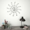 vidaXL Wall Clock with Quartz Movement Modern Design 50 cm