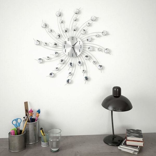 vidaXL Wall Clock with Quartz Movement Modern Design 50 cm
