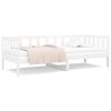 vidaXL Day Bed without Mattress White 80x200cm Solid Wood Pine