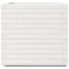 vidaXL Garden Planter White 50x50x49.5 cm Solid Wood Pine