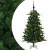 vidaXL Artificial Christmas Tree with Bauble 120 cm 150 LEDs