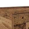 vidaXL Bed Drawers Old Wood 160 x 36.5 x 16.5 cm Engineered Wood