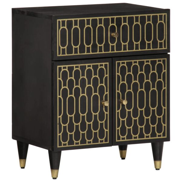 vidaXL Bedside Cabinet 50x33x60 cm Solid Wood Mango