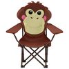 vidaXL Kids' Garden Chairs 2 pcs Brown Fabric