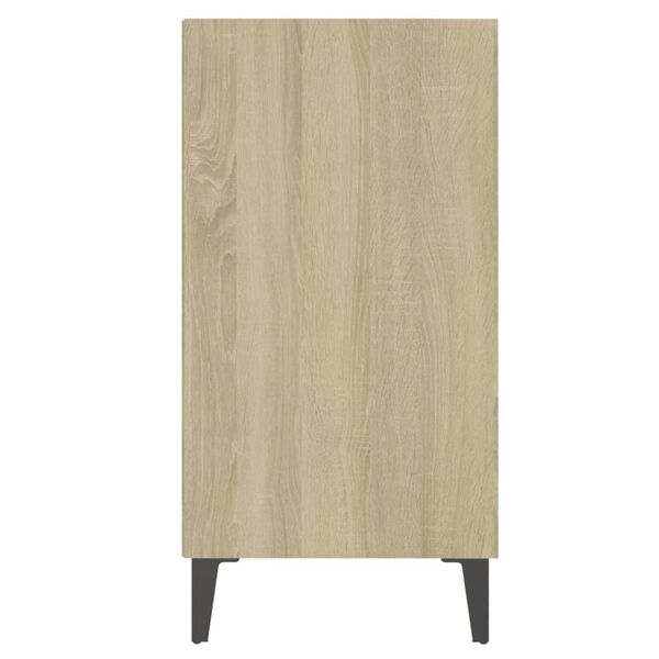 vidaXL Sideboard Sonoma Oak 57x35x70 cm Engineered Wood