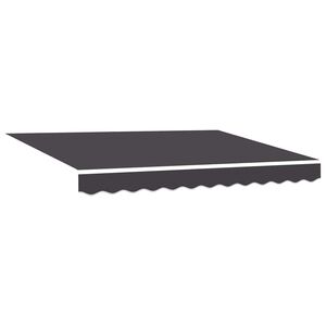 vidaXL Awning Replacement Fabric Anthracite 235 x 195 cm Polyester