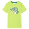 vidaXL Kids' T-shirt Lime 116