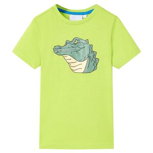 vidaXL Kids' T-shirt Lime 116