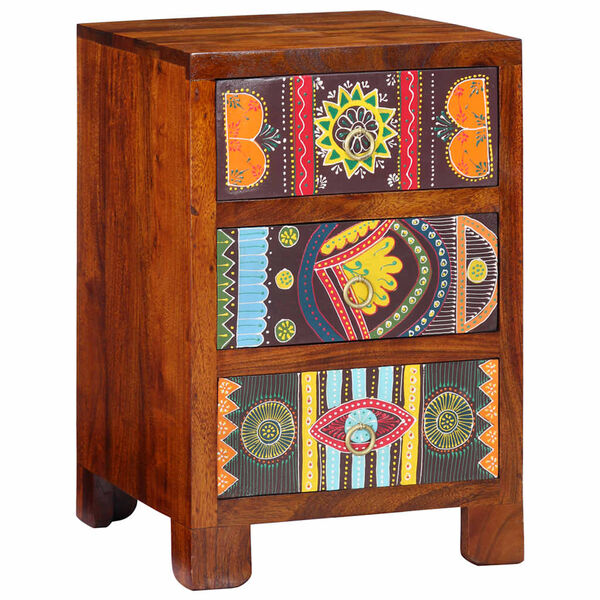 vidaXL Bedside Cabinet 40x40x60 cm Solid Wood Acacia