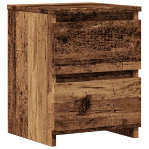 vidaXL Bedside Cabinet&nbsp;Old Wood 30x30x40 cm Engineered Wood