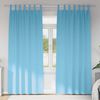vidaXL Blackout Curtains with Rings 2 pcs Light Blue 225 x 140 cm