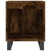 vidaXL Bedside Cabinet Smoked Oak 40x35x50 cm Engineered Wood