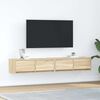 vidaXL TV Cabinets 2 pcs Sonoma Oak 80x31x25.5 cm Engineered Wood