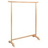 vidaXL Clothes Rack 125x150 cm Solid Oak Wood