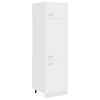 vidaXL Refrigerator Cabinet "Lyon" White 60x57x207 cm Engineered Wood
