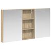 vidaXL Bathroom Cabinet Set 3 pcs 110 x 10.5 x 60.5 cm Engineered wood