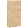 vidaXL Bookcase Sonoma Oak 80x30x152 cm Engineered Wood