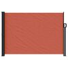 vidaXL Retractable Side Awning Terracotta 140x600 cm