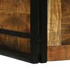 vidaXL Storage Box 80 x 50 x 50 cm Rough mango wood and Metal