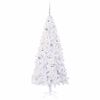 vidaXL Artificial Christmas Tree with Stand White 180 cm PVC and Steel