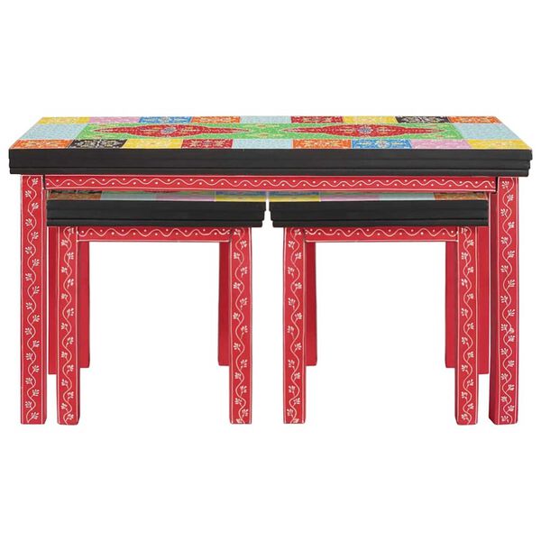 vidaXL End Table 2 pcs Multicolour