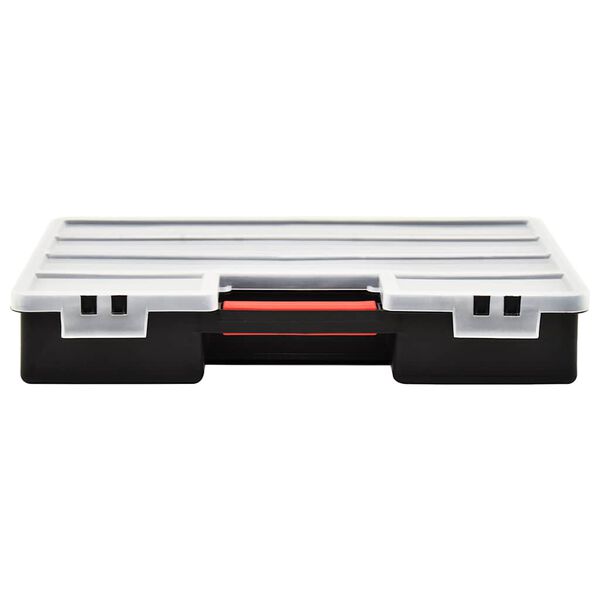 vidaXL Assortment Boxes 2 pcs with Adjustable Dividers 460x325x80 mm Plastic