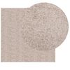 vidaXL Shaggy Rug PAMPLONA High Pile Modern Beige 160x160 cm