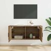 vidaXL Wall Mounted TV Cabinet Artisan Oak 100 x 34.5 x 40 cm