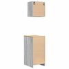 vidaXL Garage Cabinets 2 pcs Grey Sonoma Engineered Wood