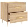 vidaXL Bedside Cabinets 2 pcs Sonoma Oak 40x35x47.5 cm Engineered Wood