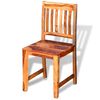 vidaXL Dining Chairs 4 pcs Solid Acacia Wood