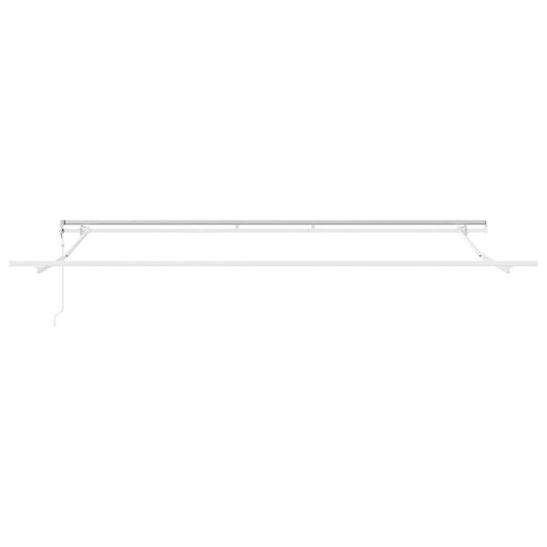 vidaXL Awning Frame White 500 x 300 cm Aluminium