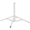vidaXL Parasol Stand White Steel for 25-32 mm Pole
