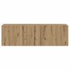 vidaXL Wall Mounted TV Cabinet Artisan Oak 100x30x30 cm Engineered Wood