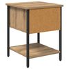 vidaXL Bedside Table Artisan Oak 34 x 35.5 x 45 cm Engineered Wood