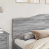 vidaXL Headboard Grey Sonoma 200 cm Engineered wood