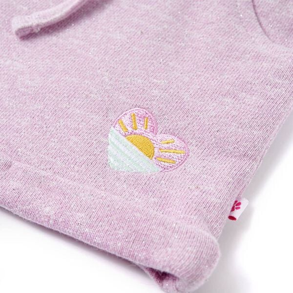 Kids' Shorts with Drawstring Mixed Lila 140